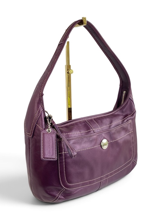 Coach Handbags - Coach RARE Y2k Tattersal Ergo Hobo Shoulder Bag All Leather